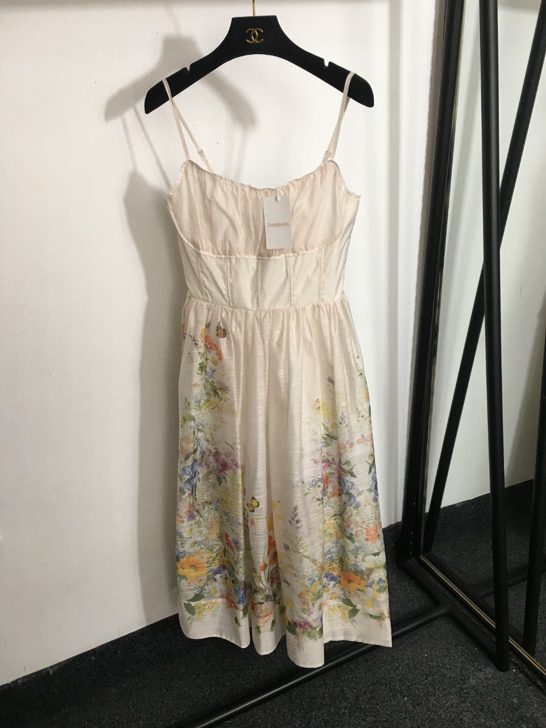 ZIMMERM* Colorful Printed Suspender Dress