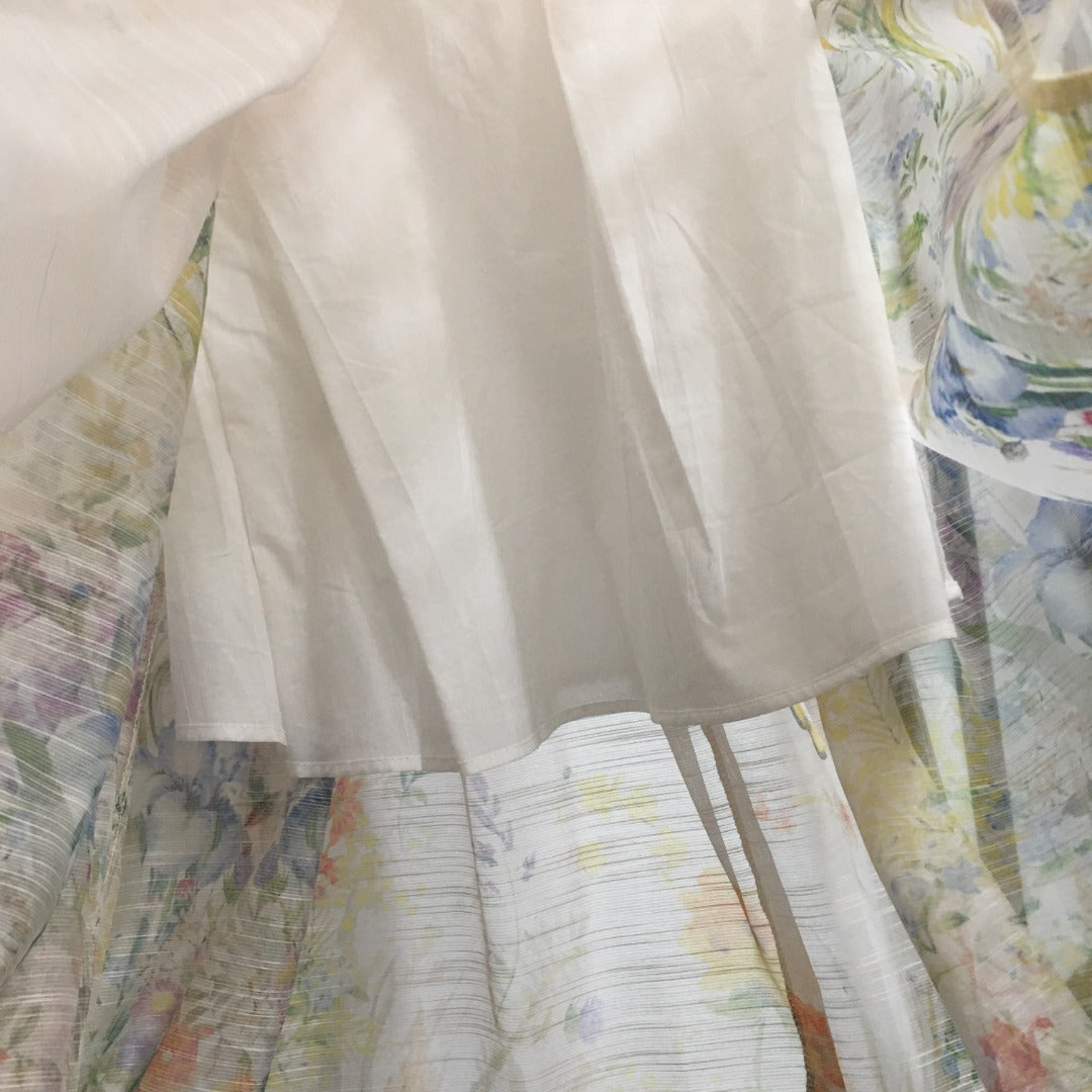 ZIMMERM* Colorful Printed Suspender Dress