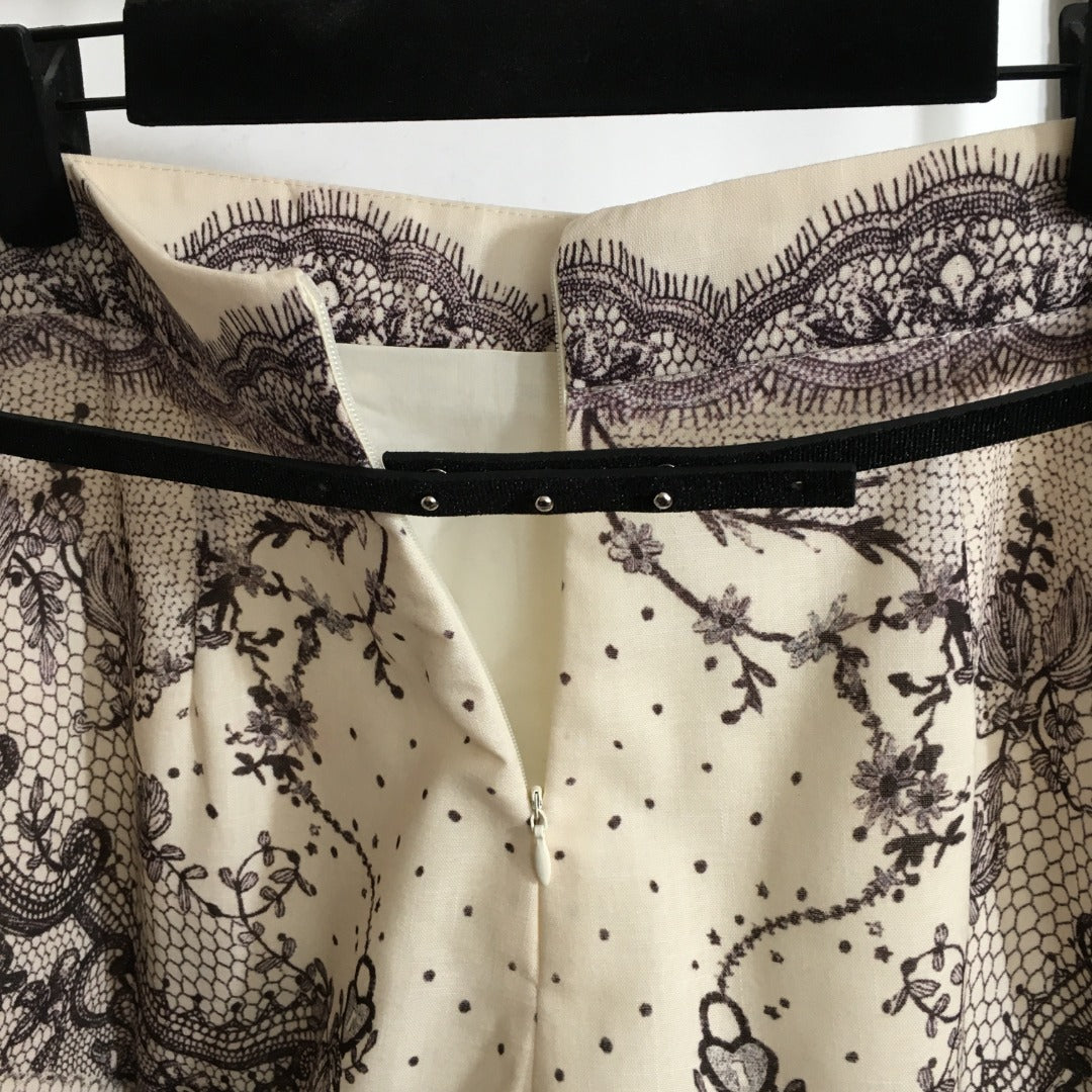 ZIM* Lantern Long Sleeve Top + Waist Belt Shorts
