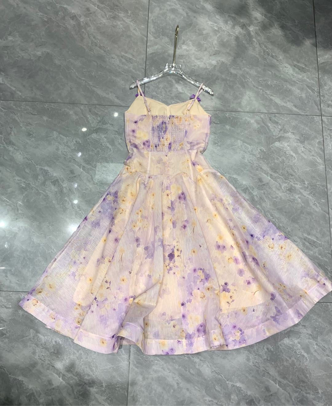 ZIM*Sling Cross V-neck Dress