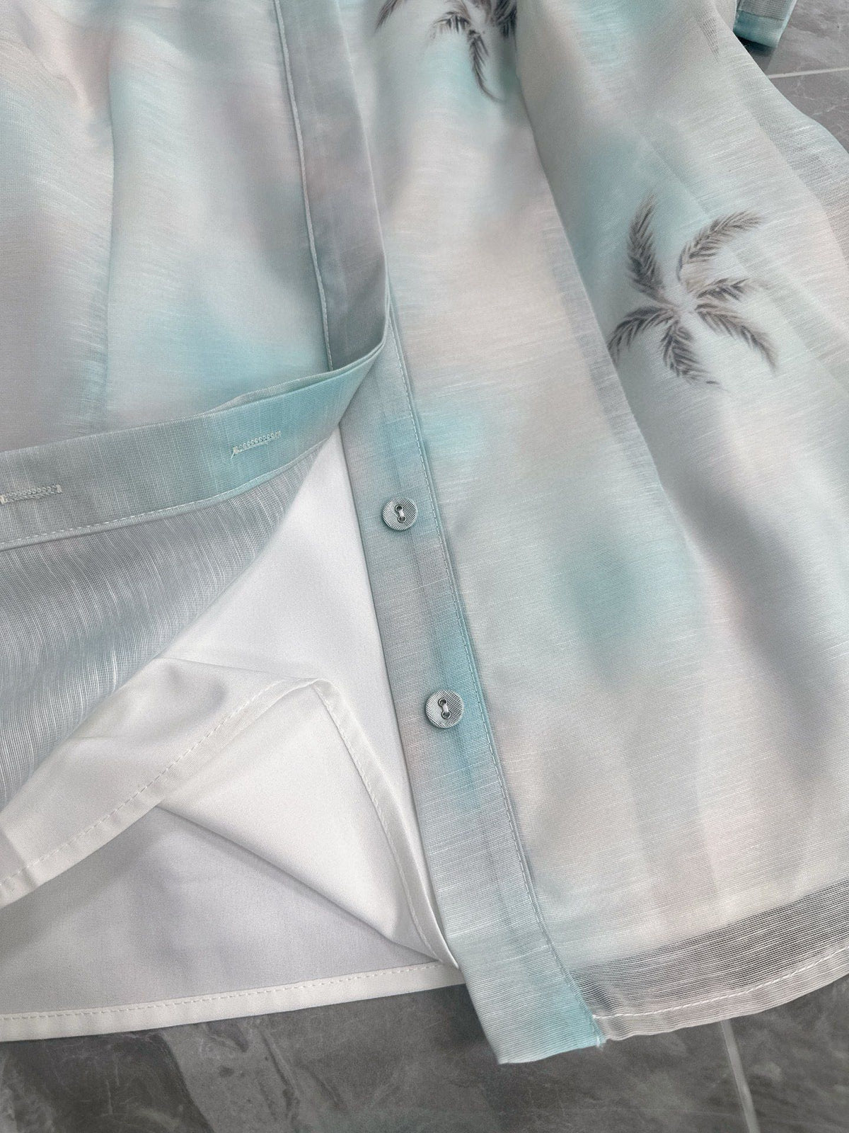 ZIM* Lapel Printed Top + Skirt