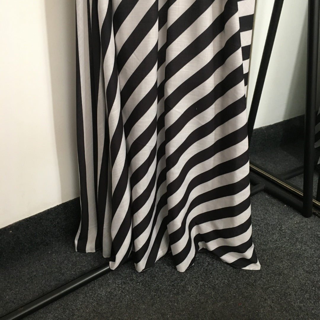 ZIM* Colorblock Twill Slip Dress