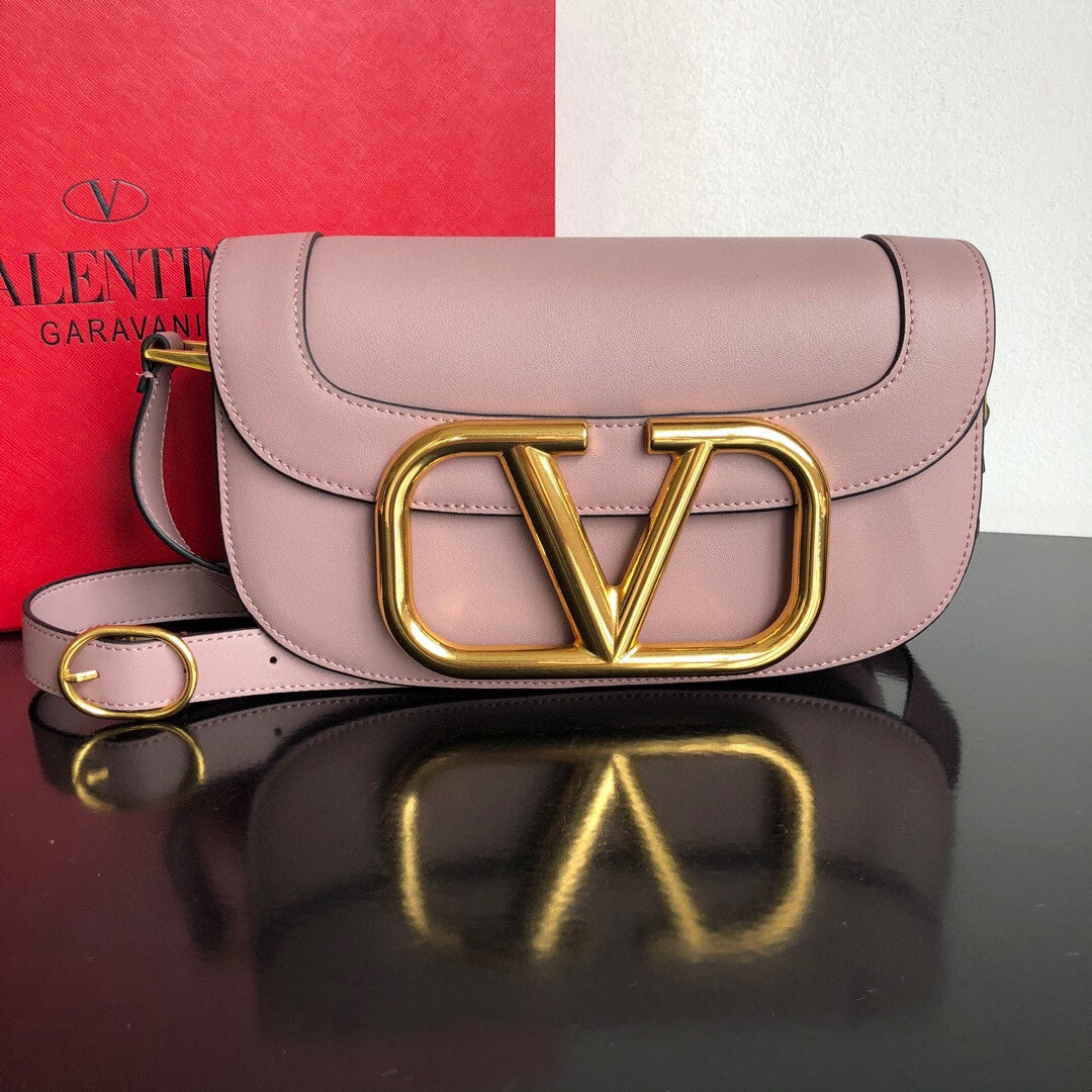 Valent*Large Metal Logo Bag