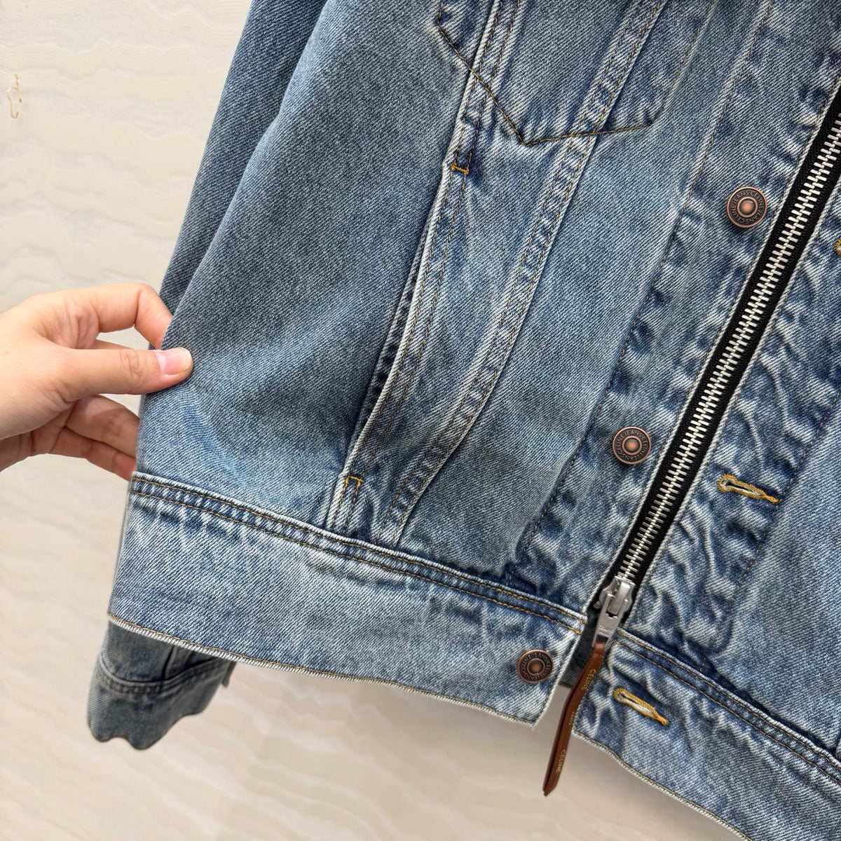 Celine double-zip denim jacket
