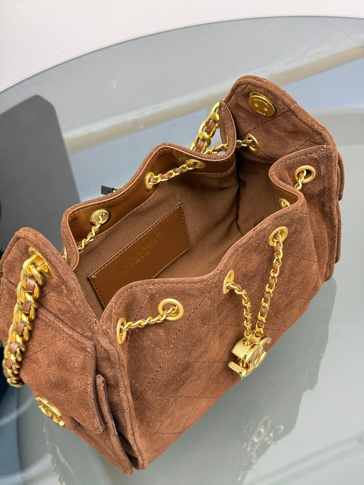 CHA* Drawstring Bucket Bag