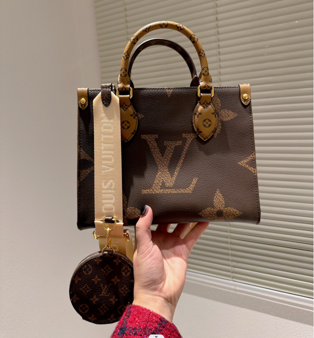 Double-sided old flower bag