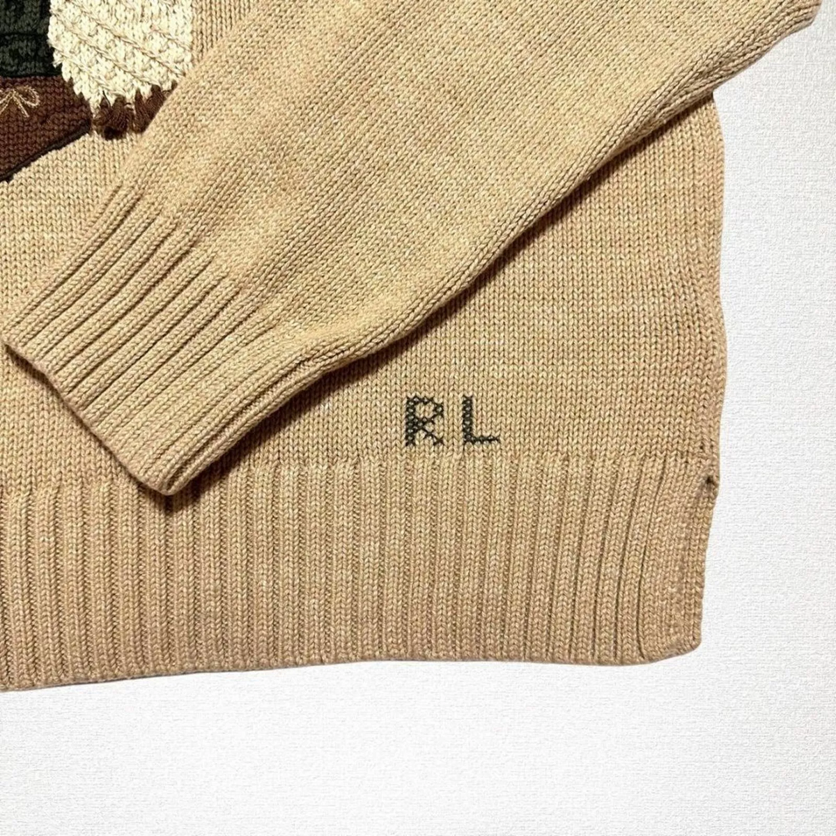 Ralph Lauren* Bear jacquard sweater