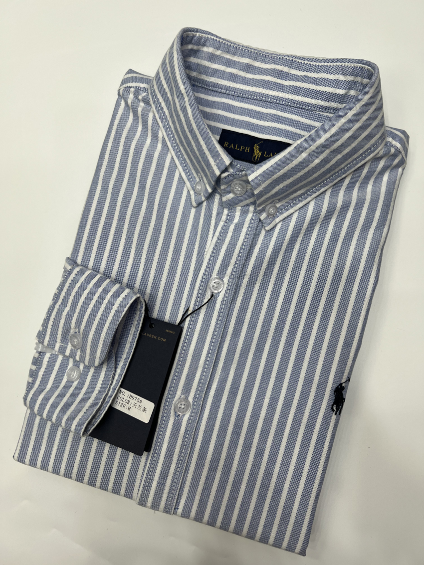 POLO Cotton Oxford Long Sleeve Shirt