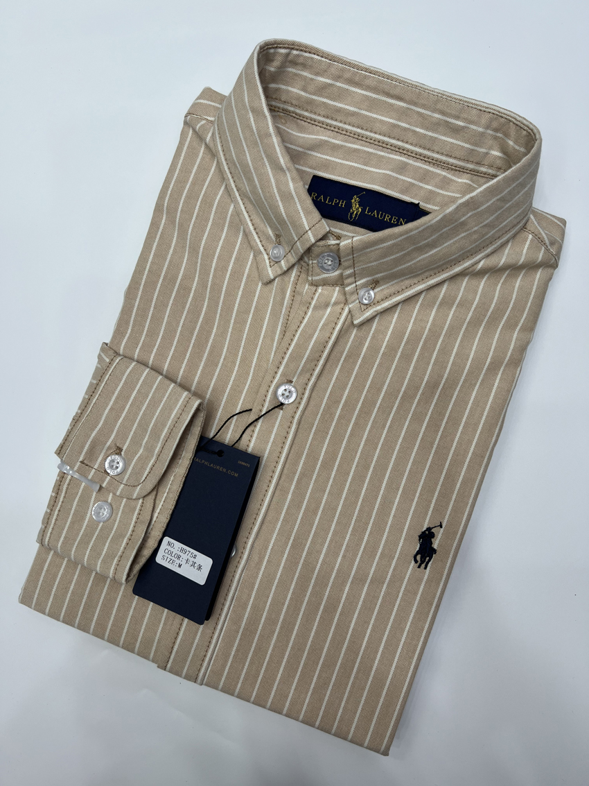 POLO Cotton Oxford Long Sleeve Shirt