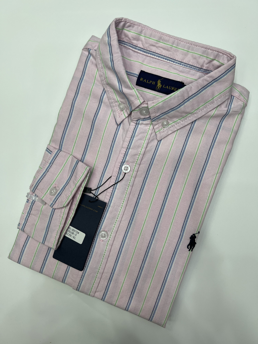 POLO Cotton Oxford Long Sleeve Shirt