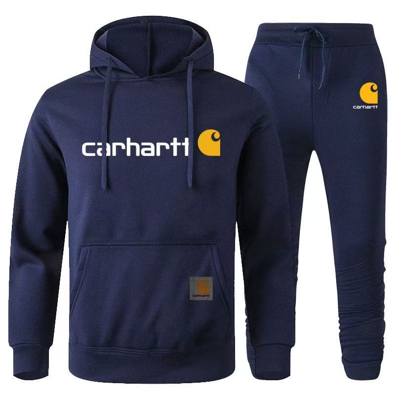Fleece-lined sweatshirt set