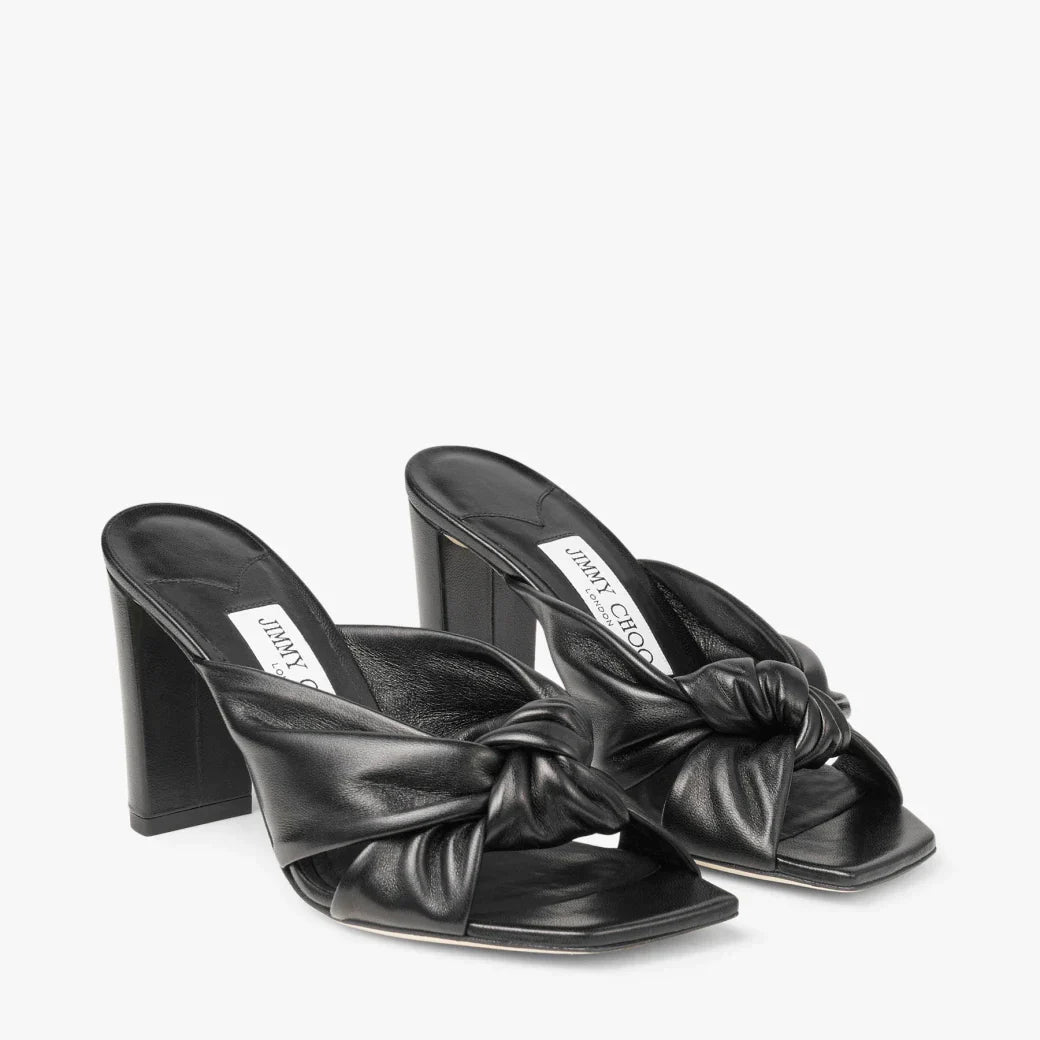 JC** 1: 1 VIP  Biscuit Nappa Leather Mules