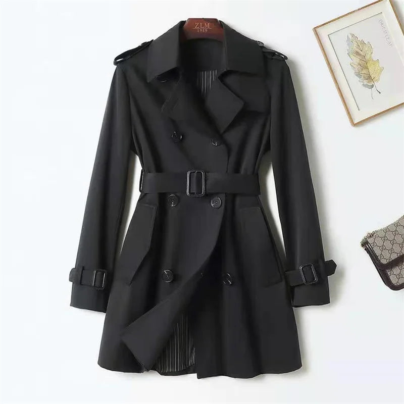 Women's Valencia double-breasted trench coat