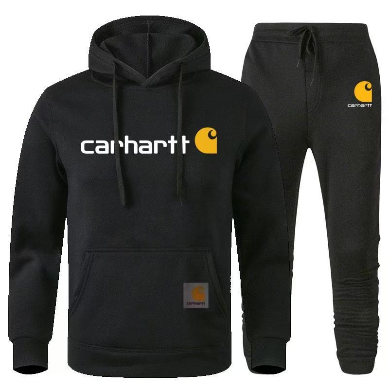 Fleece-lined sweatshirt set