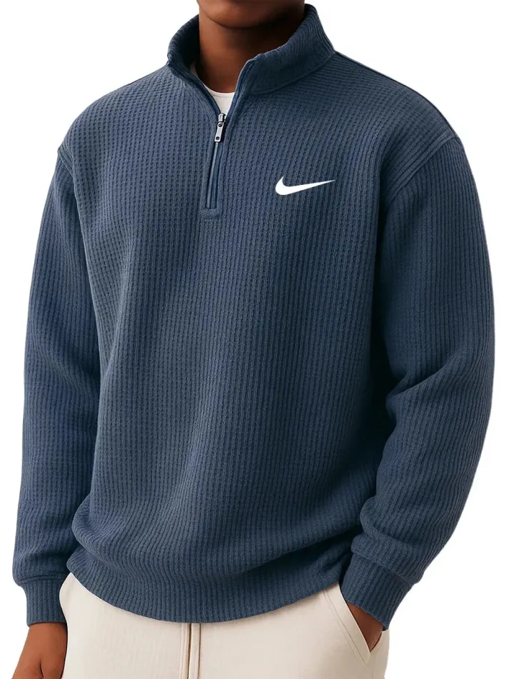 NK Collar Half Zip Sweatshirt