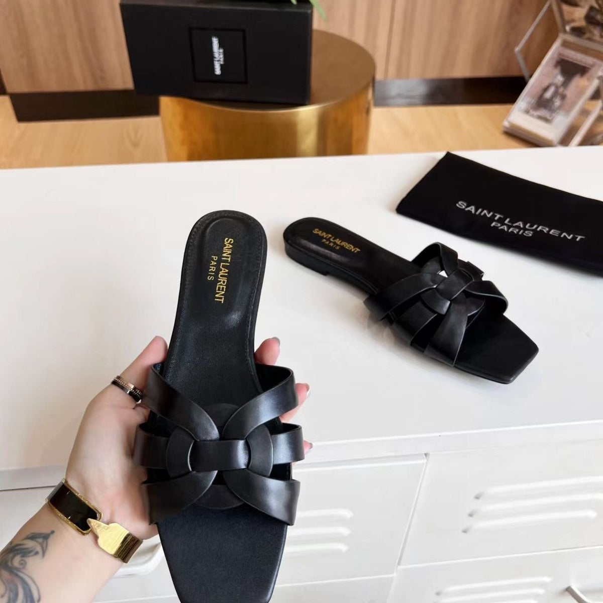 YS* new flat slippers