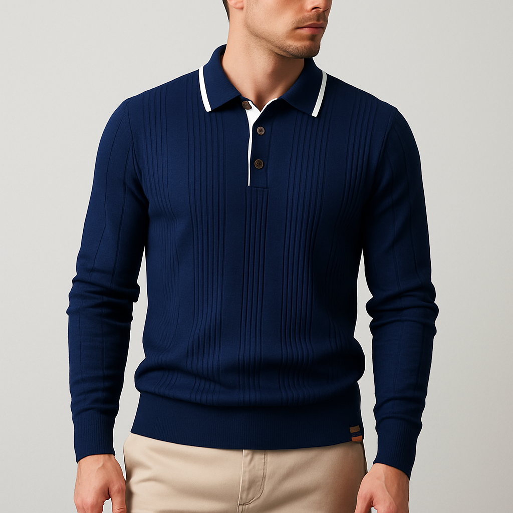 Langford Knit Polo Shirt