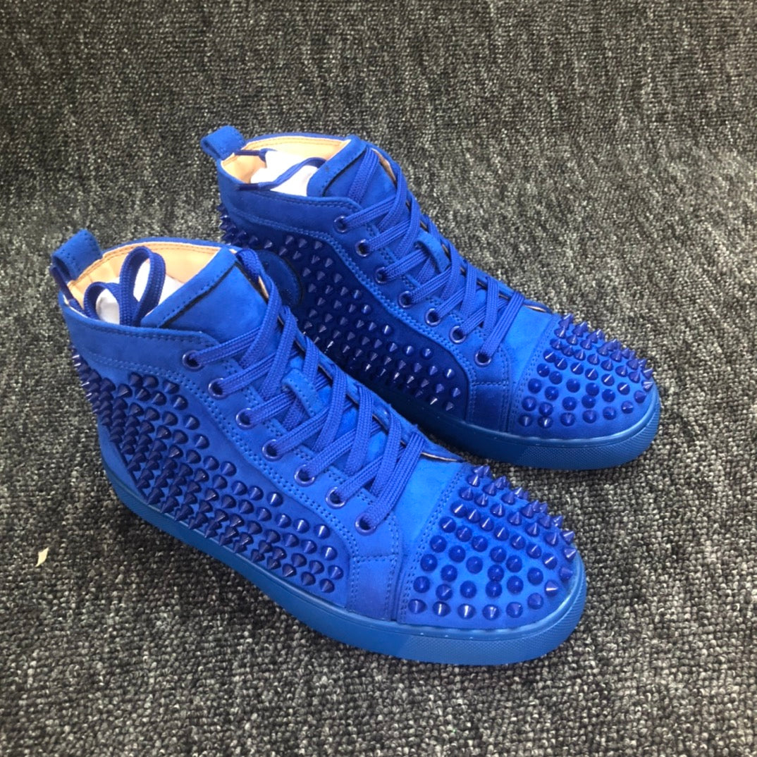 Loubouti* new high-top rivet shoes