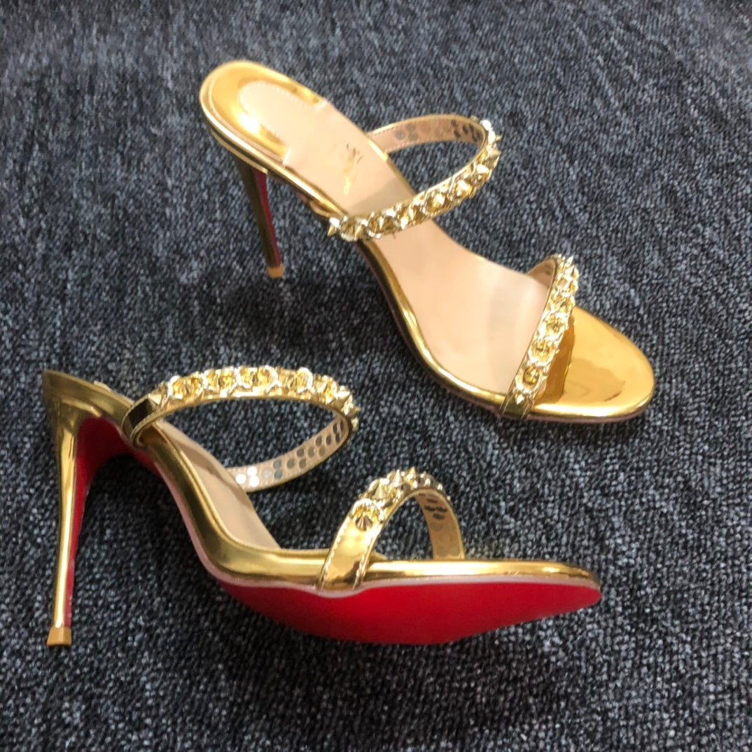 Loubouti* new red sole high heels